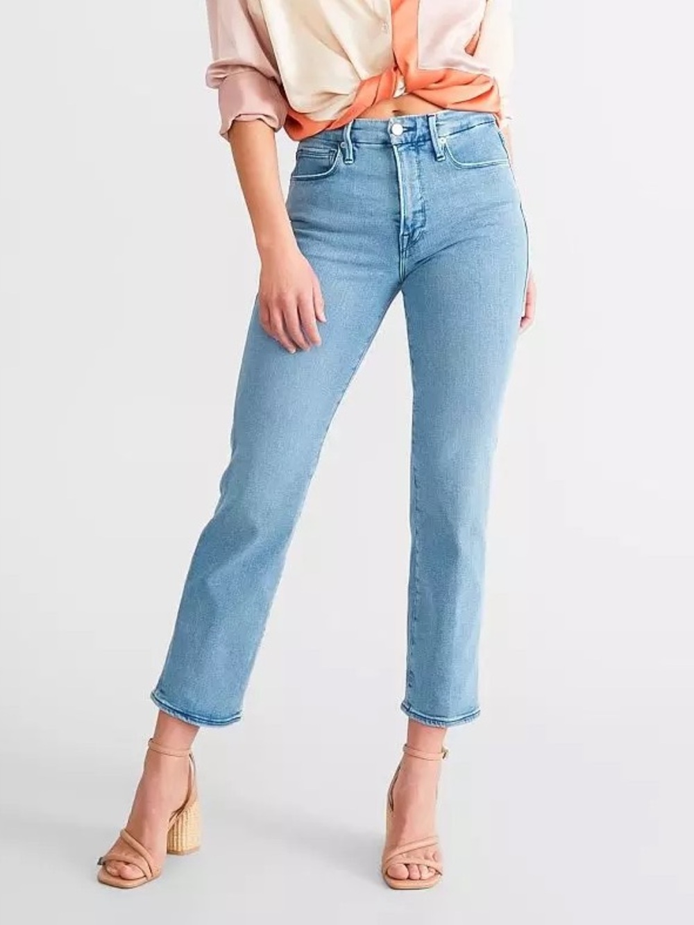 NWT Good American Good Leg High Rise Straight (15)